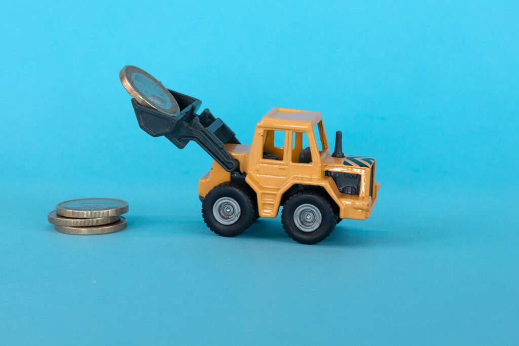 A picture of a tractor symbolising whether leasing or buying a commercial option is a viable option